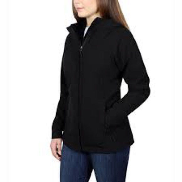 Kirkland Signature Jackets & Blazers - Costco Kirkland Signature Women's Black Utility Zip Up Hooded Jacket Size: XXL